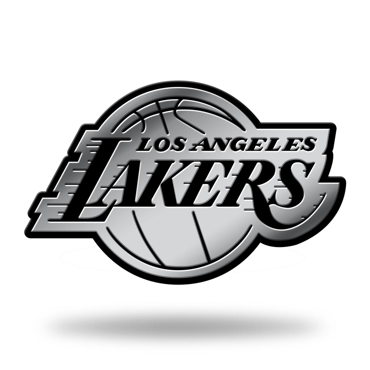 Los Angeles Lakers Molded Chrome Car Emblem