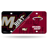 Miami Heat Split Design Metal License Plate