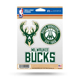 Milwaukee Bucks Triple Spirit Stickers