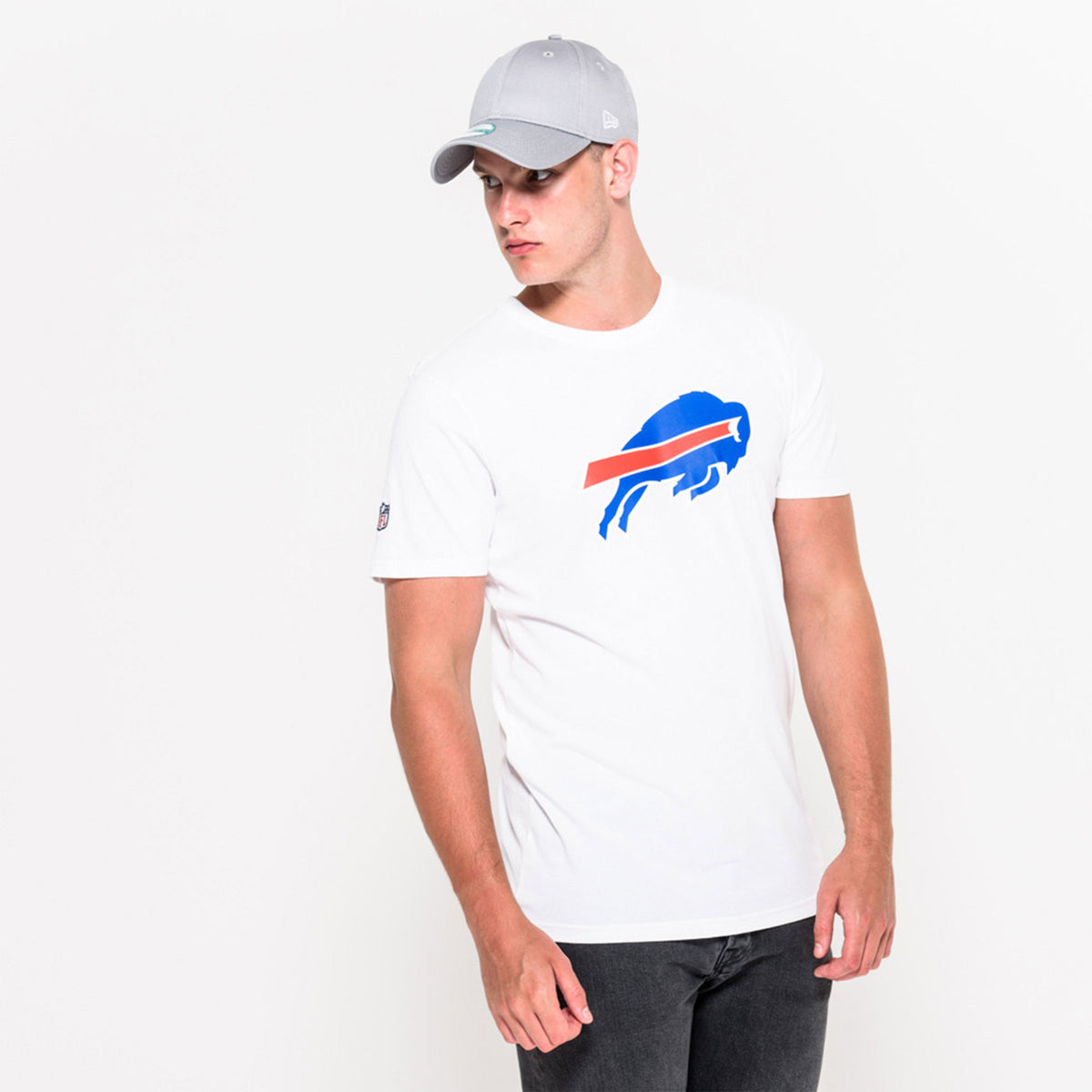 Official New Era Dallas Cowboys NFL Logo Grey T-Shirt