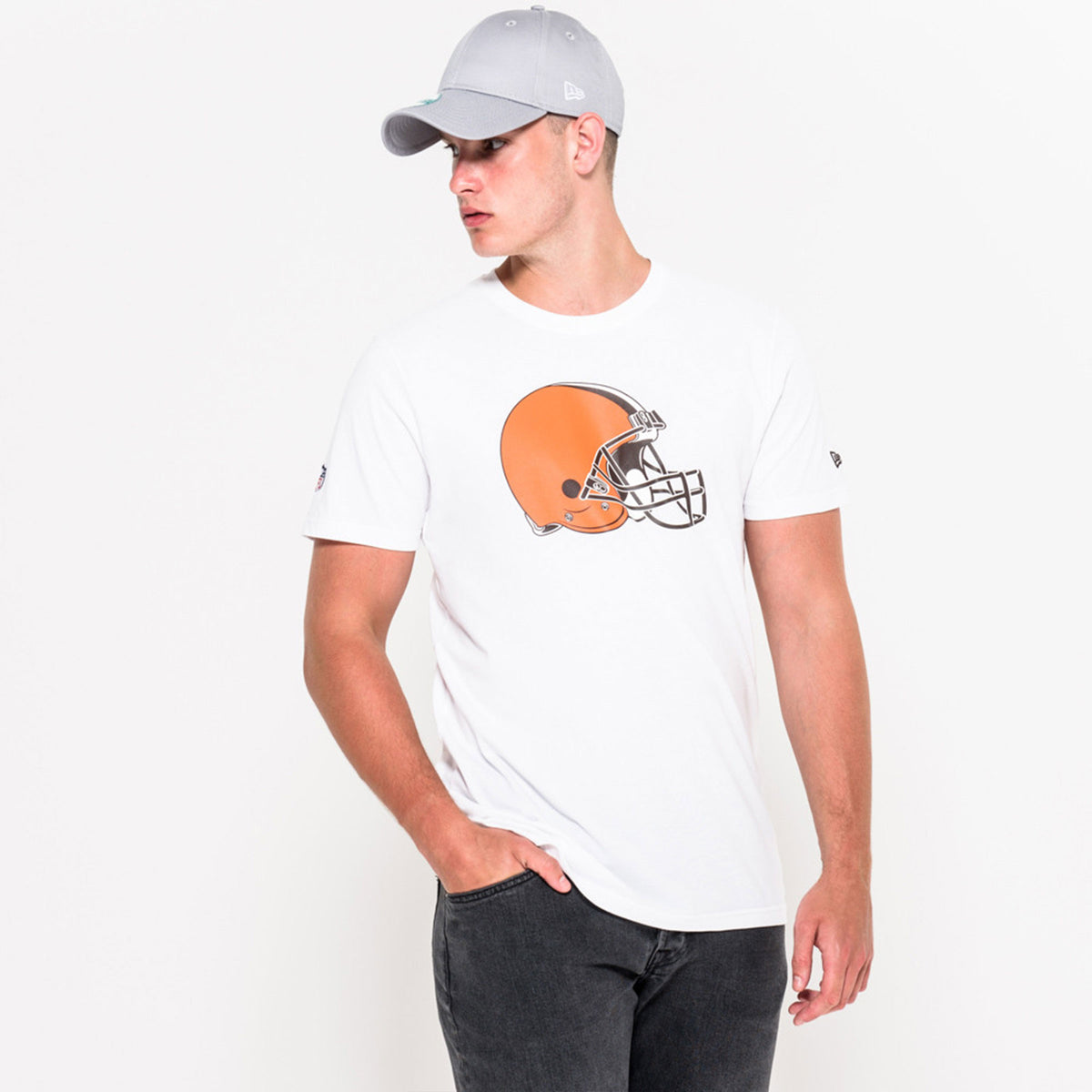 NFL Cleveland Browns Team Logo T-Shirt White