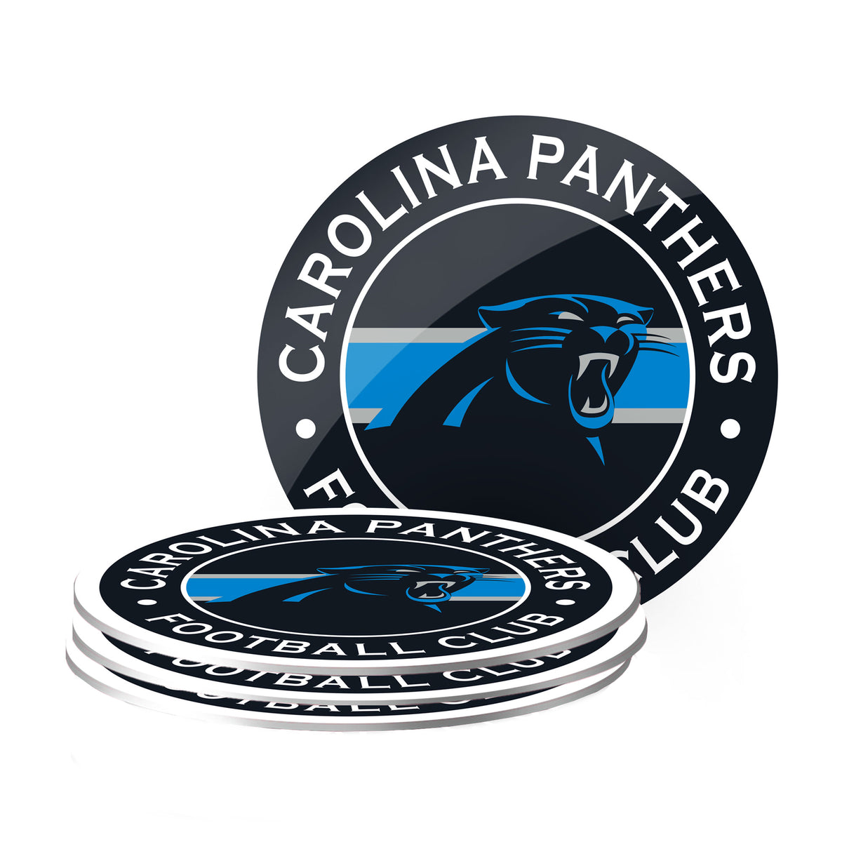 Carolina Panthers Coasters (4 pack)