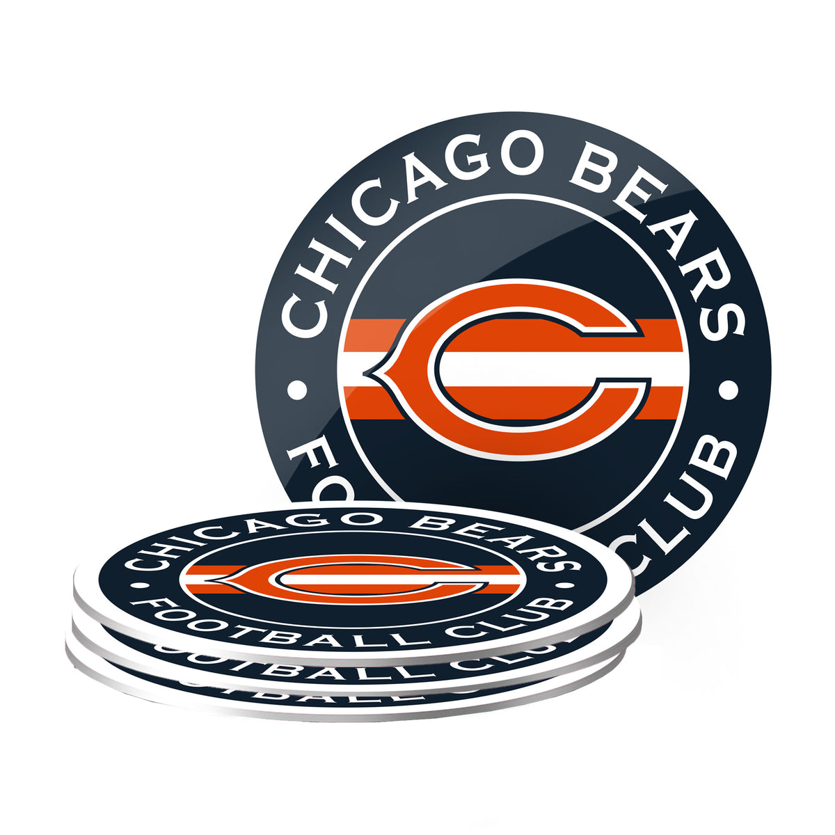 Chicago Bears Coasters (4 pack)