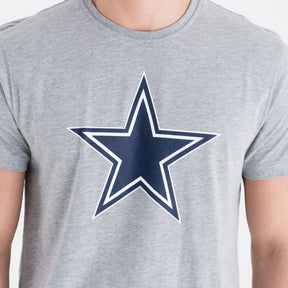 NFL Dallas Cowboys Team Logo T-Shirt Heather Grey