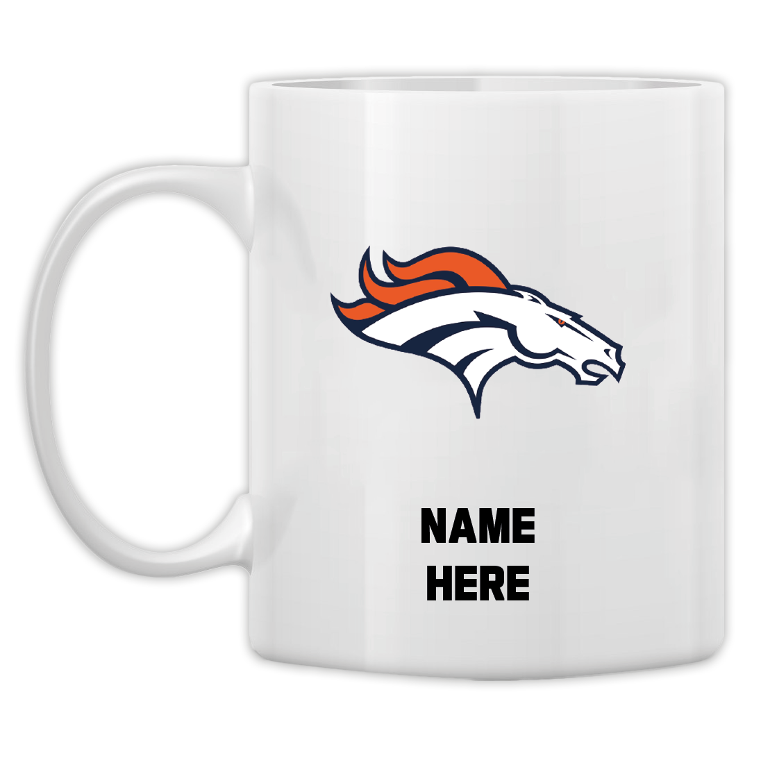 Denver Broncos Personalised Mug