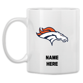 Denver Broncos Personalised Mug