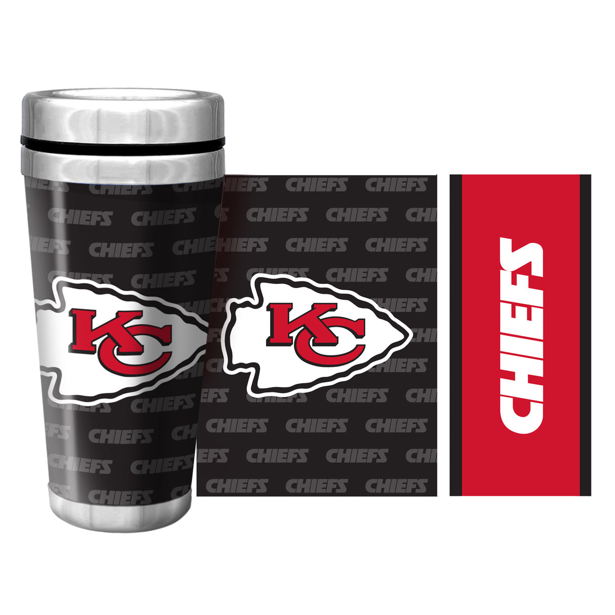 Kansas City Chiefs Full Wrap Travel Mug (500ml/16oz.)