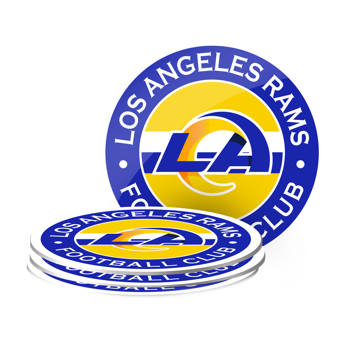 LA Rams Coasters (4 pack)