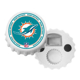 Miami Dolphins White Magnetic Bottle Cap Opener