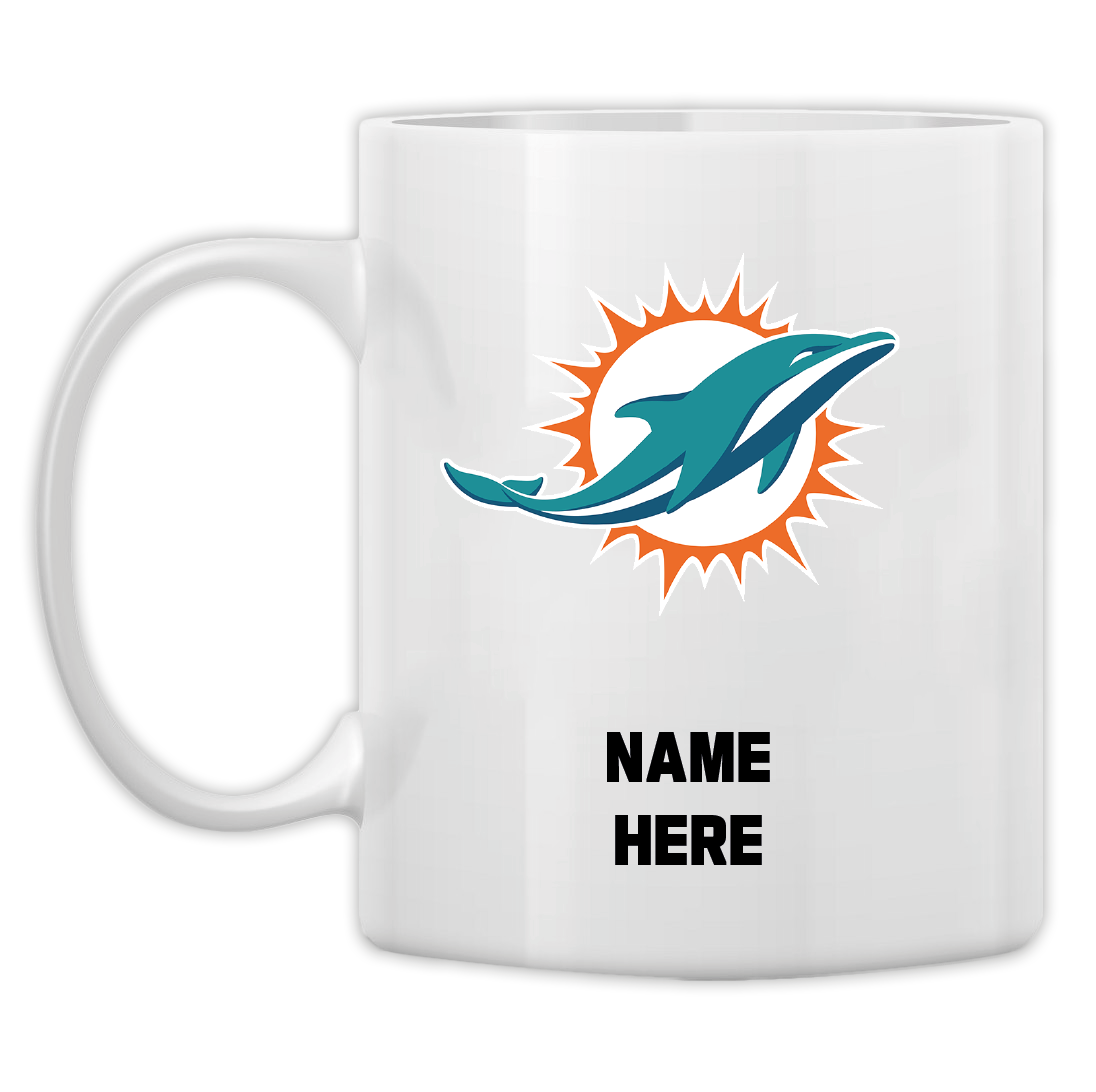 Miami Dolphins Personalised Mug