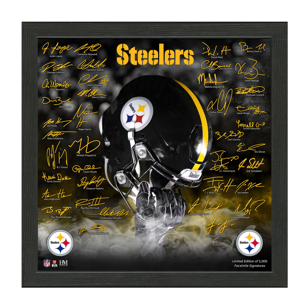 Pittsburgh Steelers Signature Helmet Frame