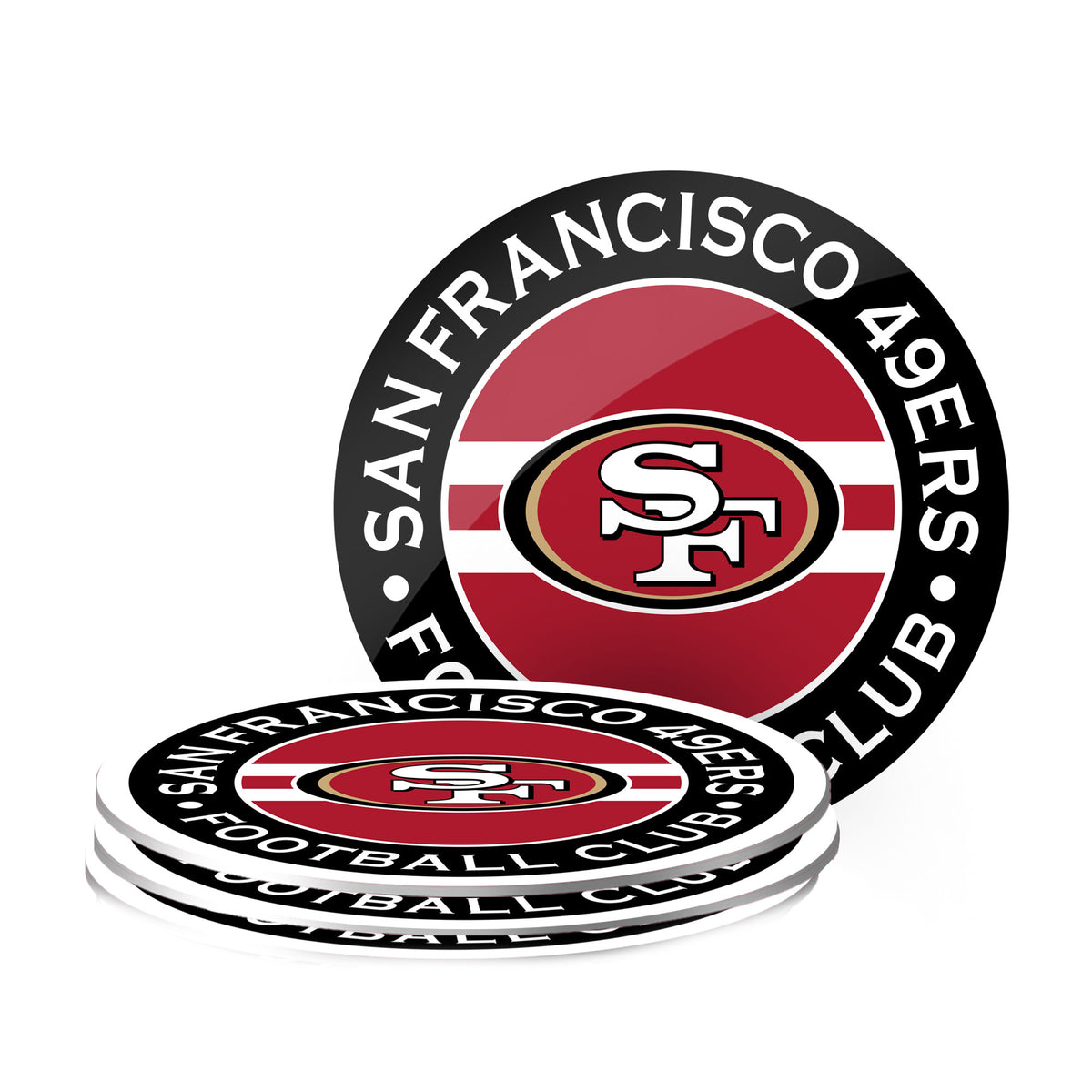San Francisco 49ers Coasters (4 pack)