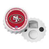 San Francisco 49ers White Magnetic Bottle Cap Opener
