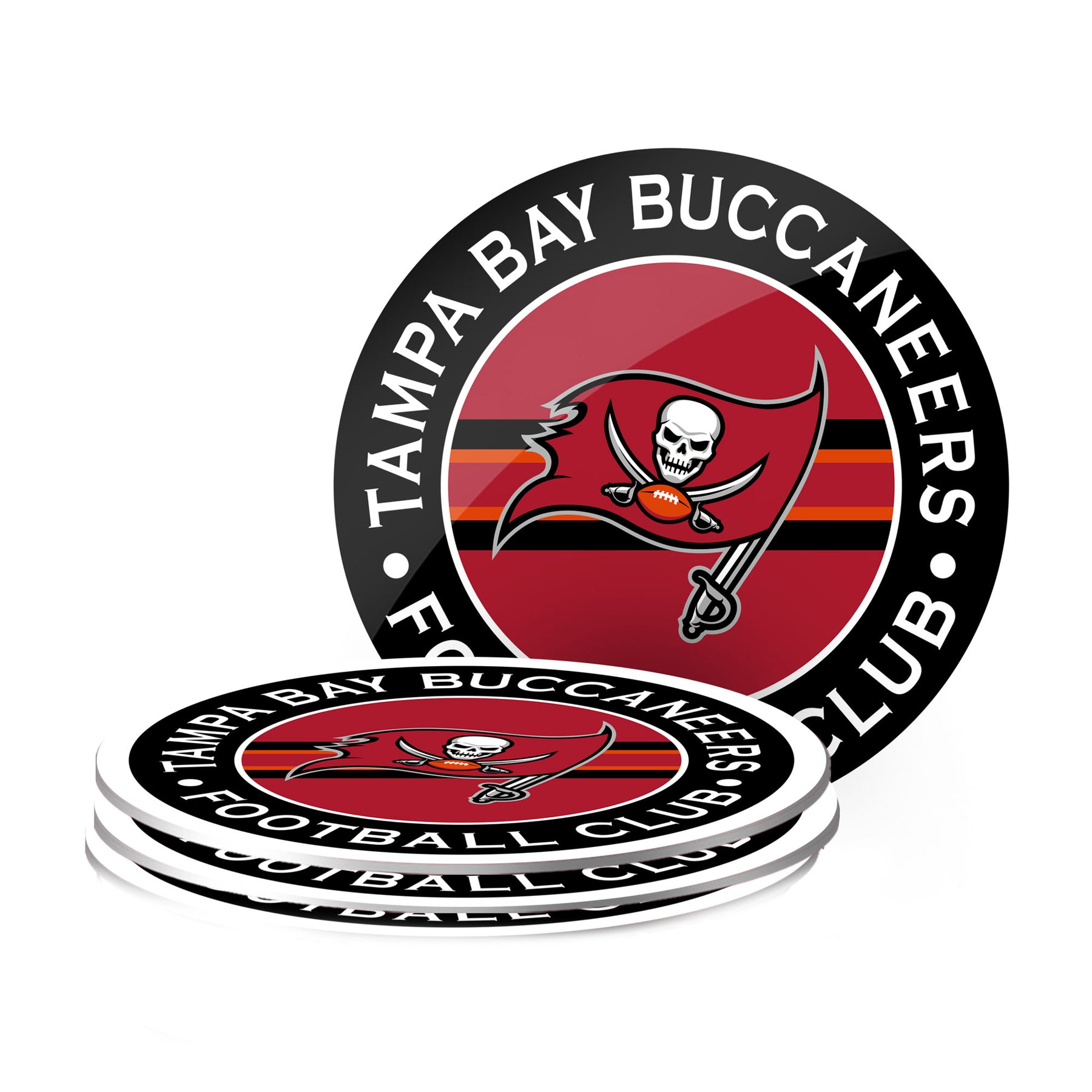 Tampa Bay Buccaneers Coasters (4 pack)