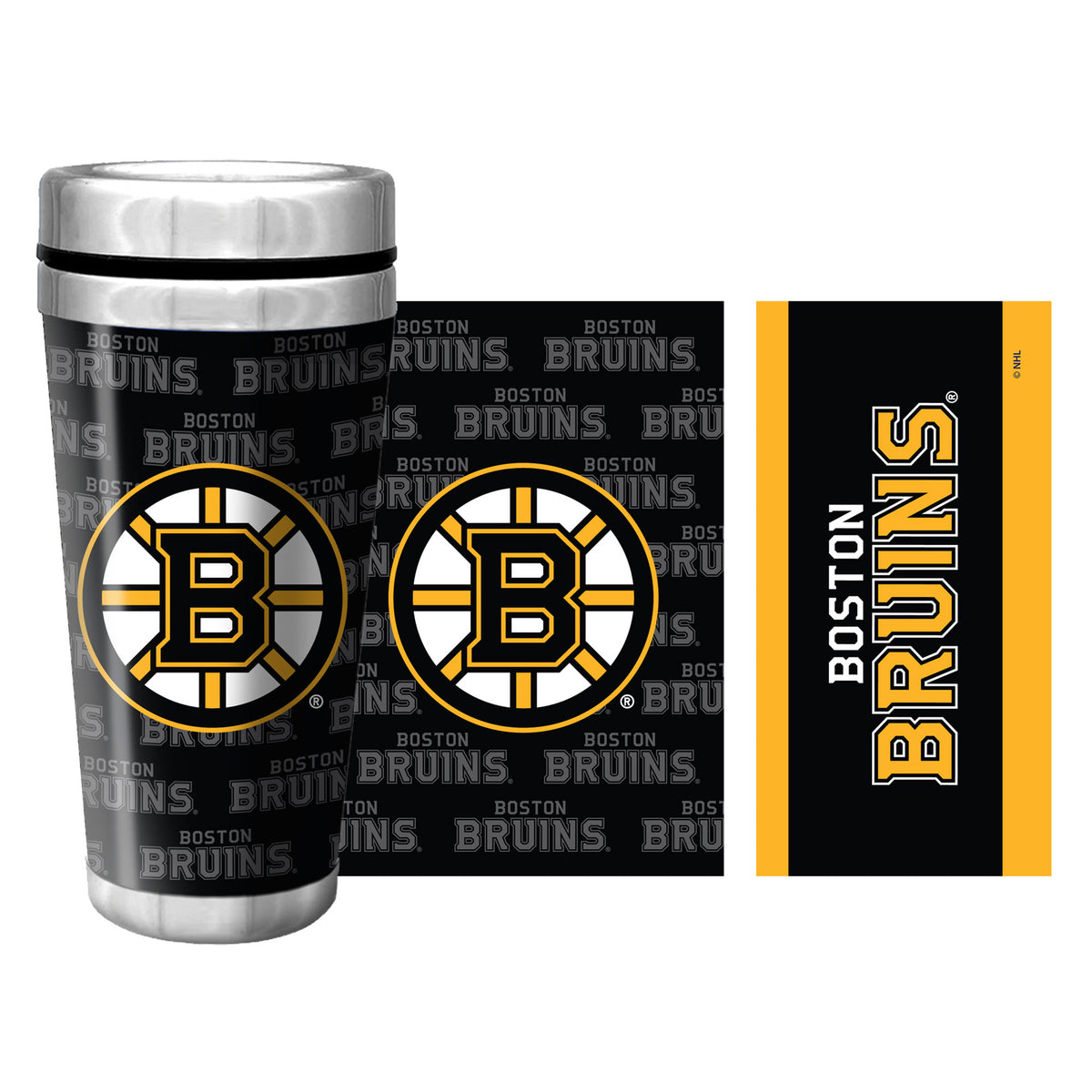 Boston Bruins Full Wrap Travel Mug (500m/16oz.)