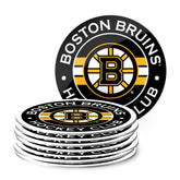 Boston Bruins Coaster Set Stripe Design Set (8 pack)