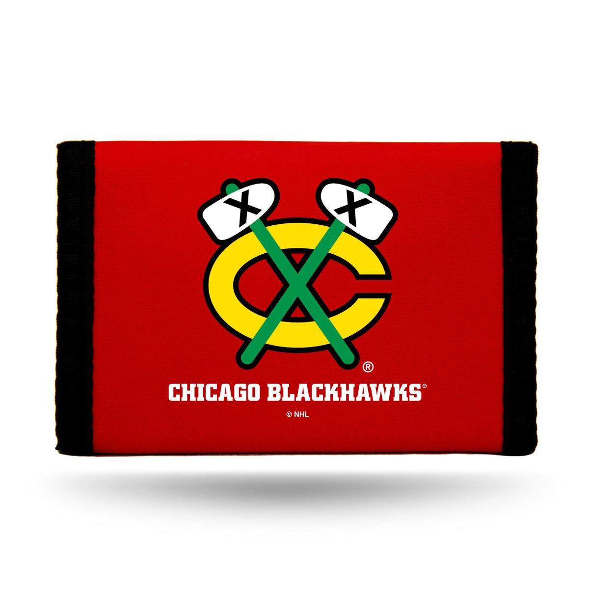 Chicago Blackhawks Nylon Tri-Fold Wallet
