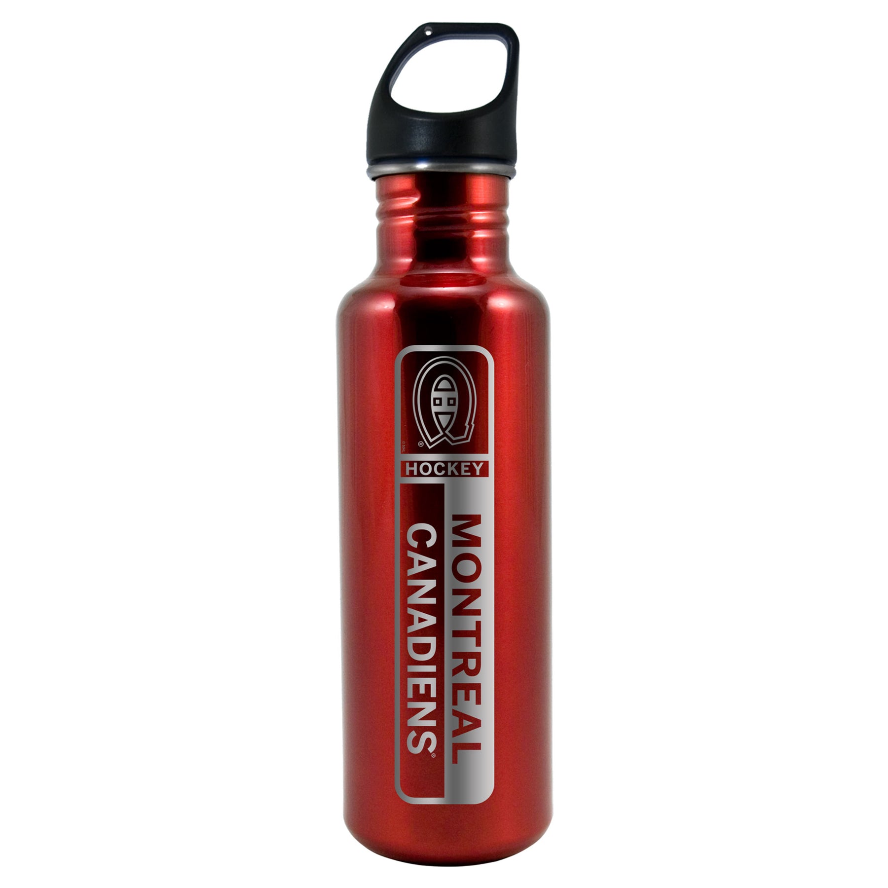 Montreal Canadiens Lasered Red Stainless Steel Water Bottle (750ml/26oz.)