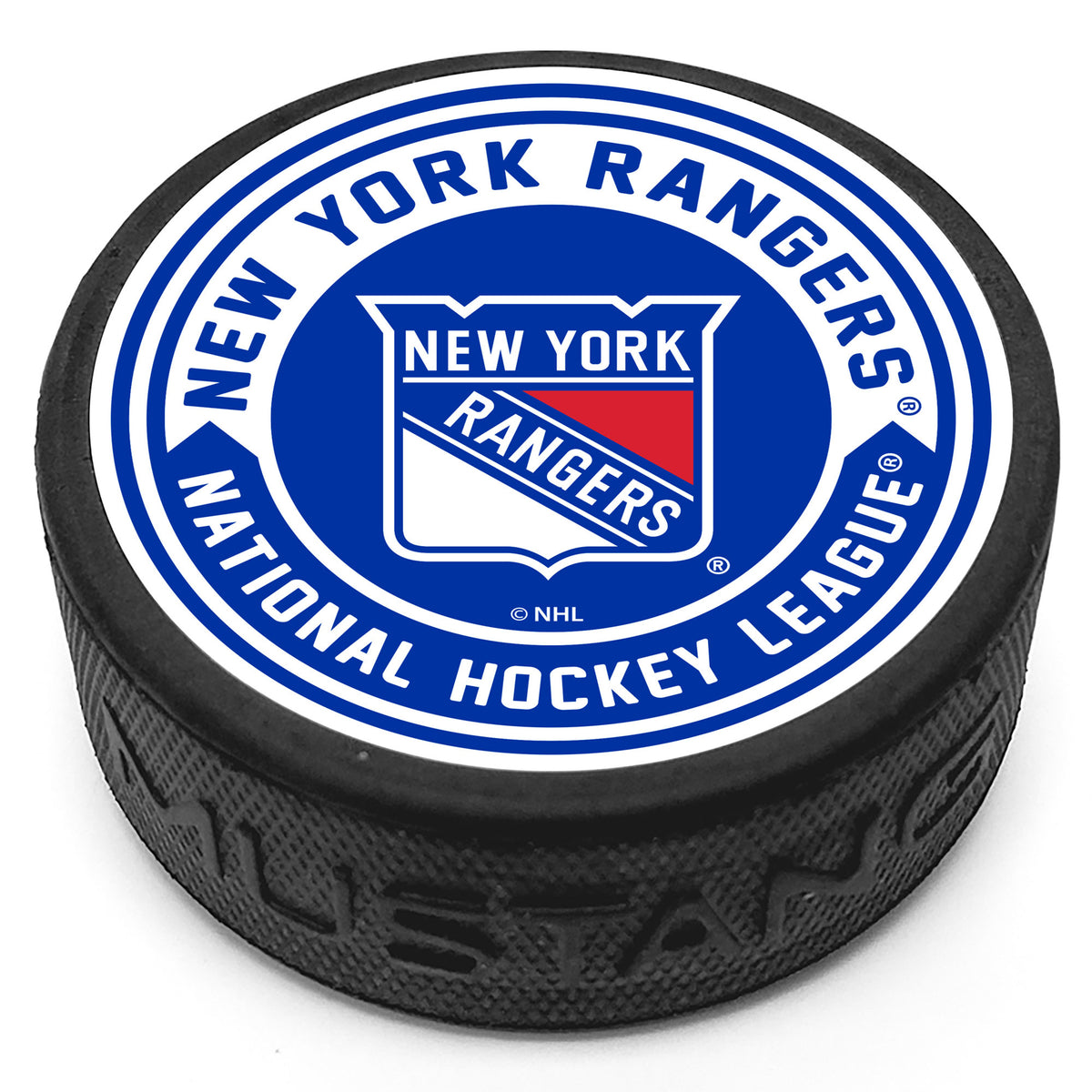New York Rangers Arrow Textured Puck