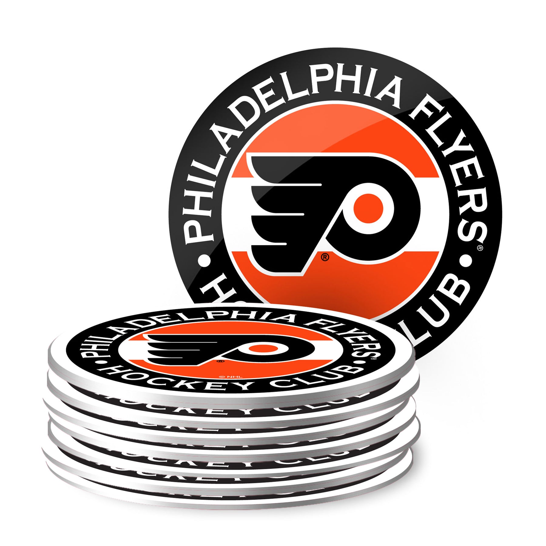 Philadelphia Flyers Coaster Stripe Design Set (8 pack)