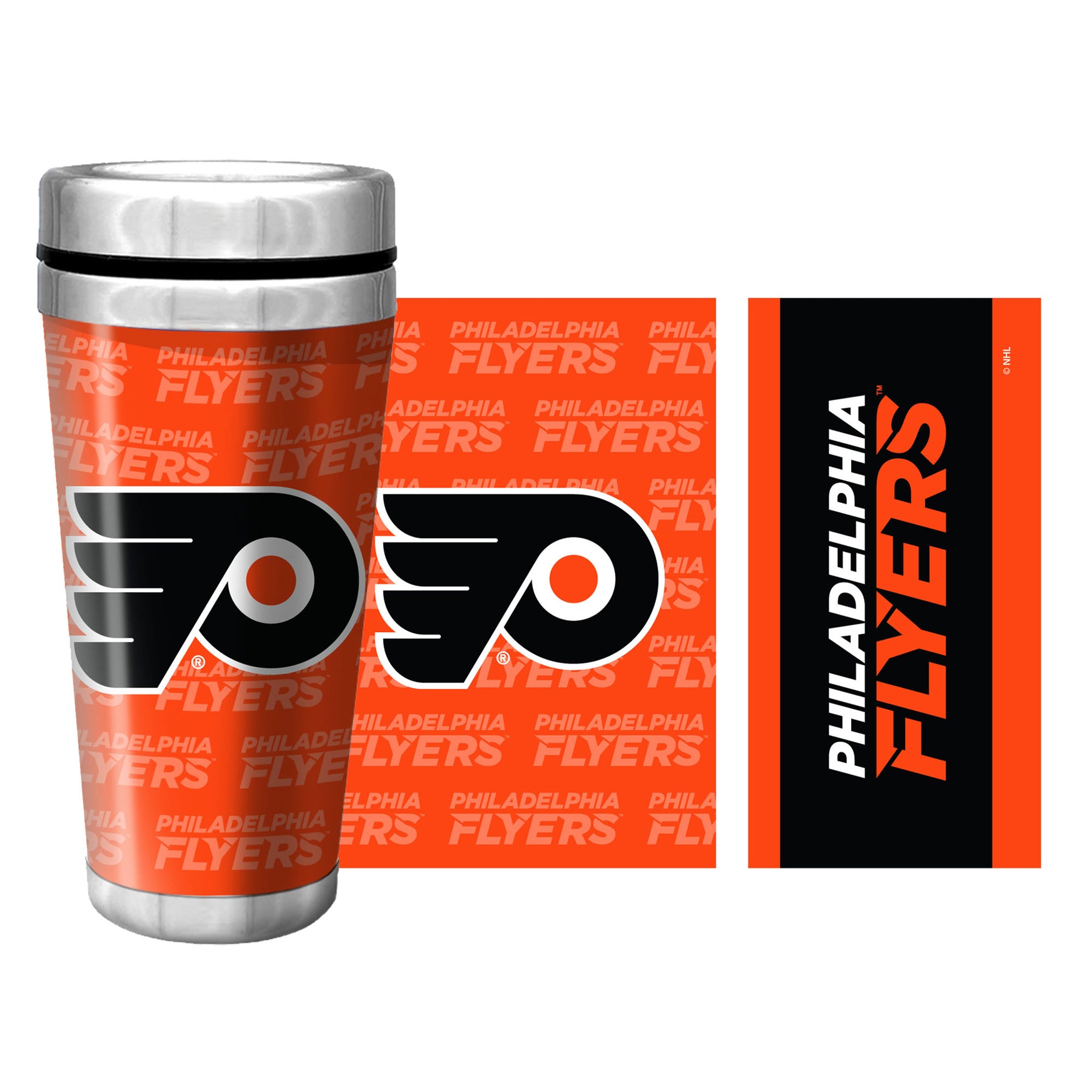Philadelphia Flyers Full Wrap Travel Mug (500m/16oz.)