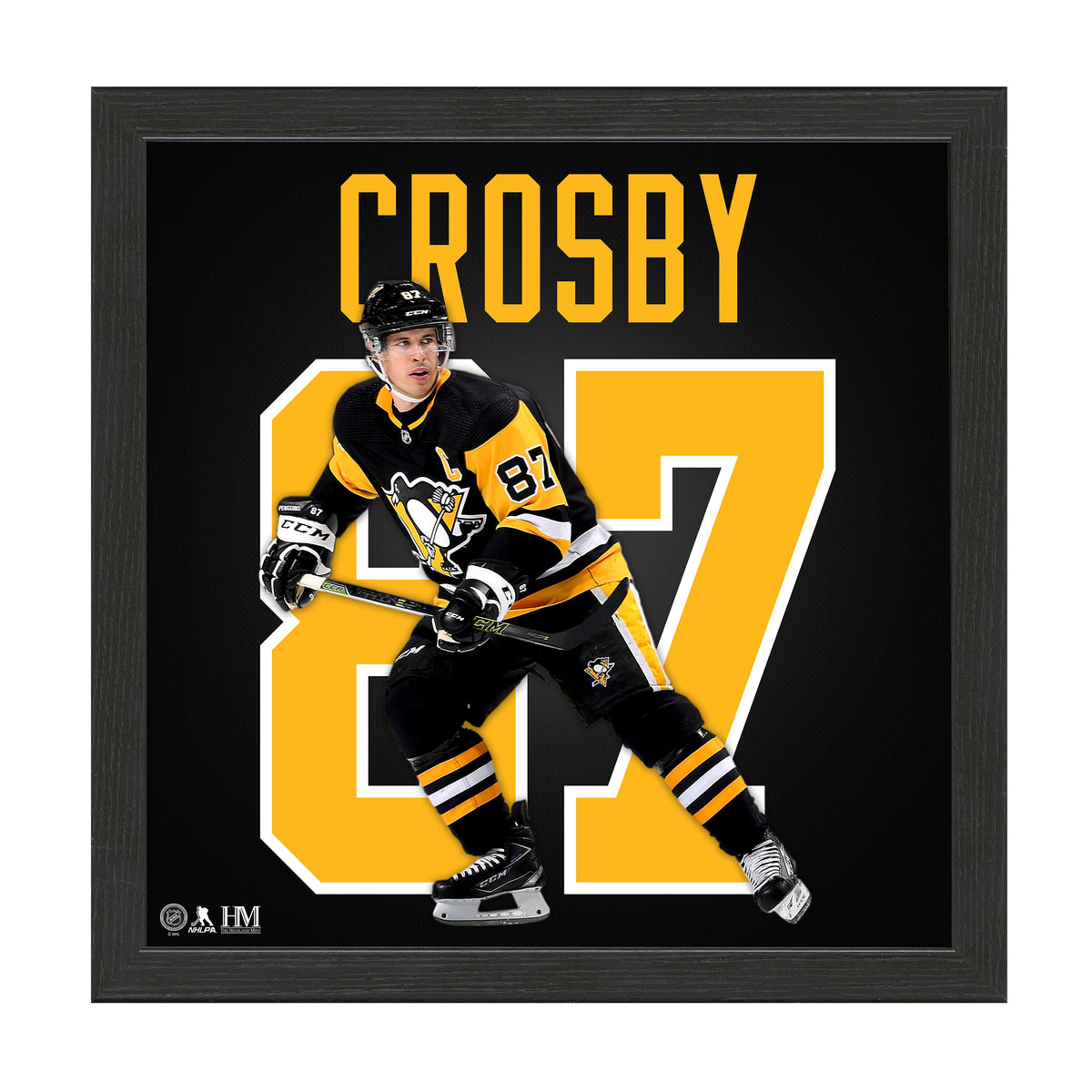CROSBY (Penguins) Impact Jersey Frame