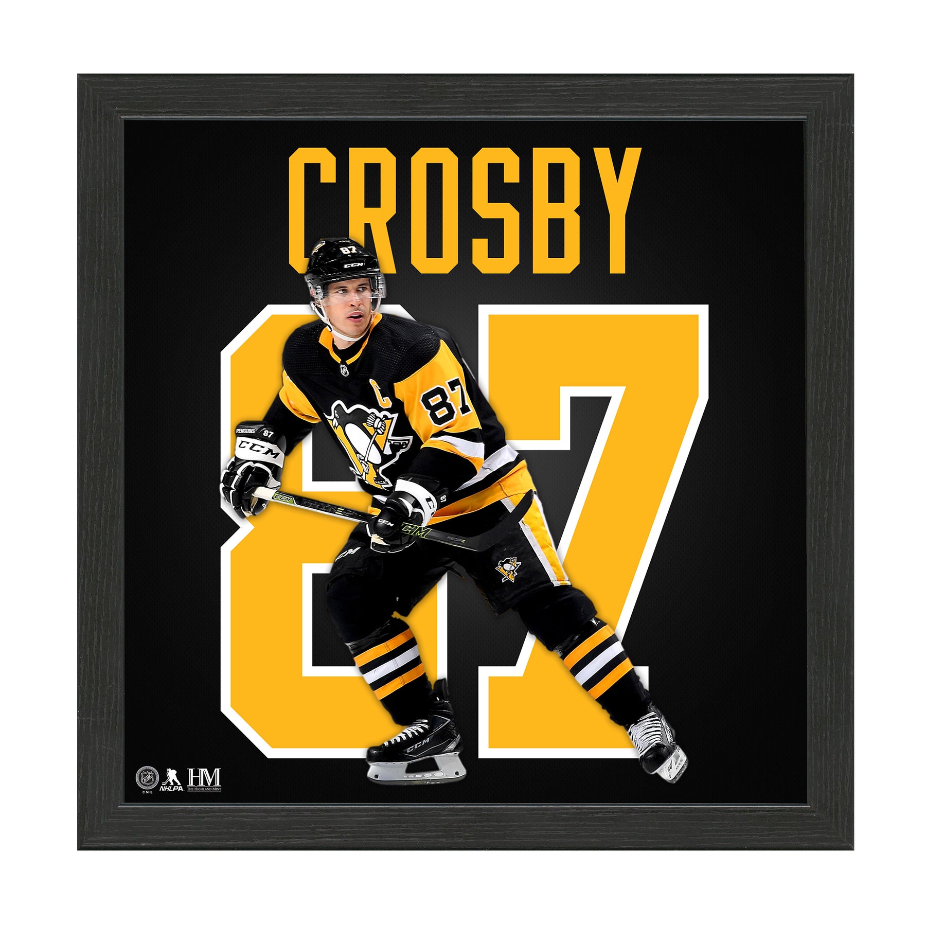 CROSBY (Penguins) Impact Jersey Frame