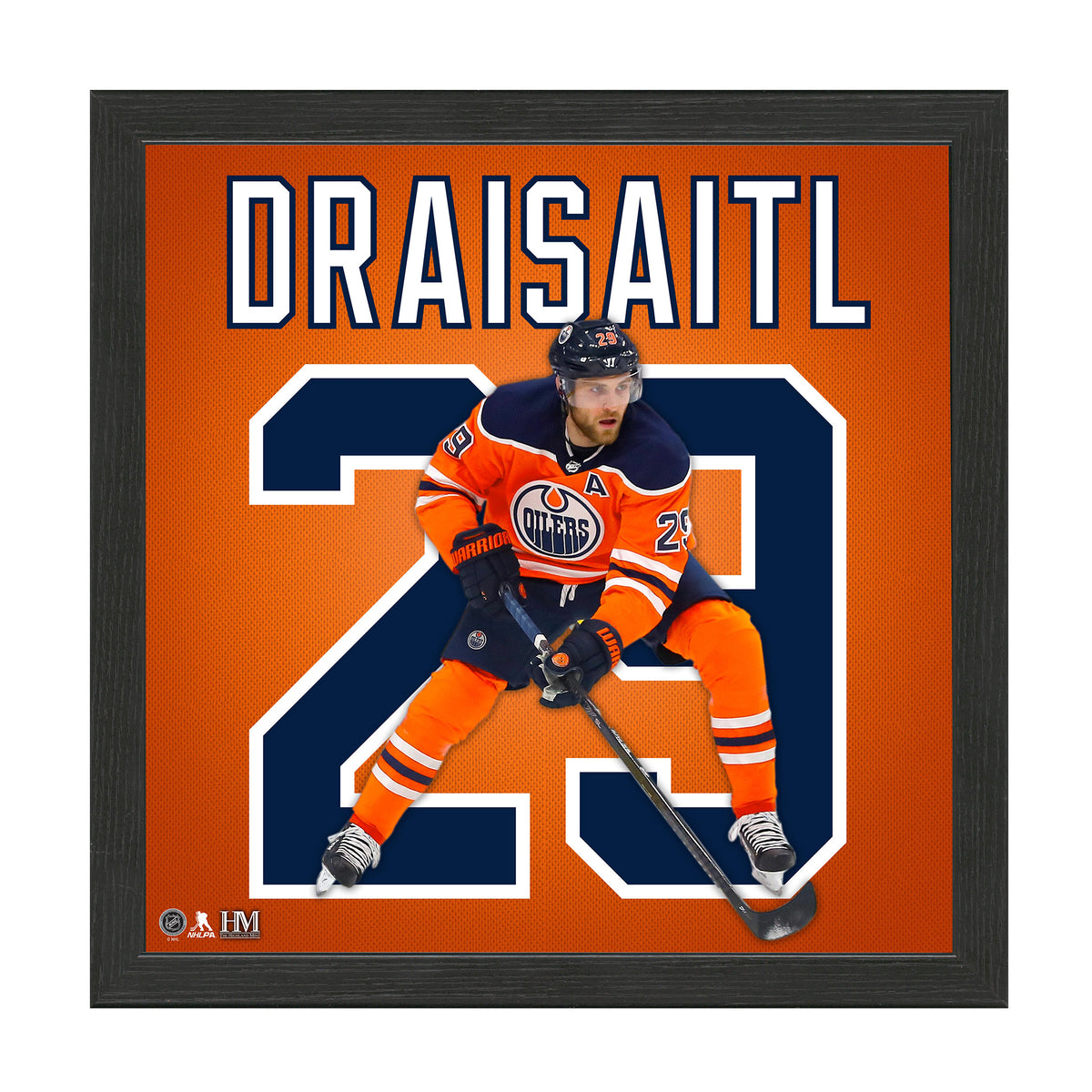 DRAISAITL (Oilers) Impact Jersey Frame