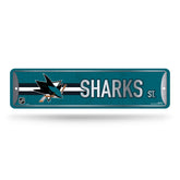 San Jose Sharks Metal Street Sign