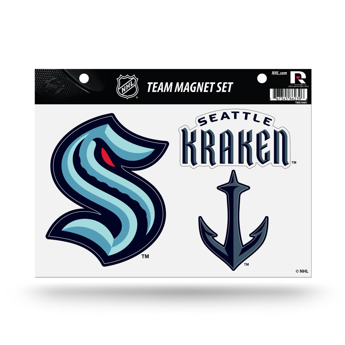Seattle Kraken Team Magnet Set