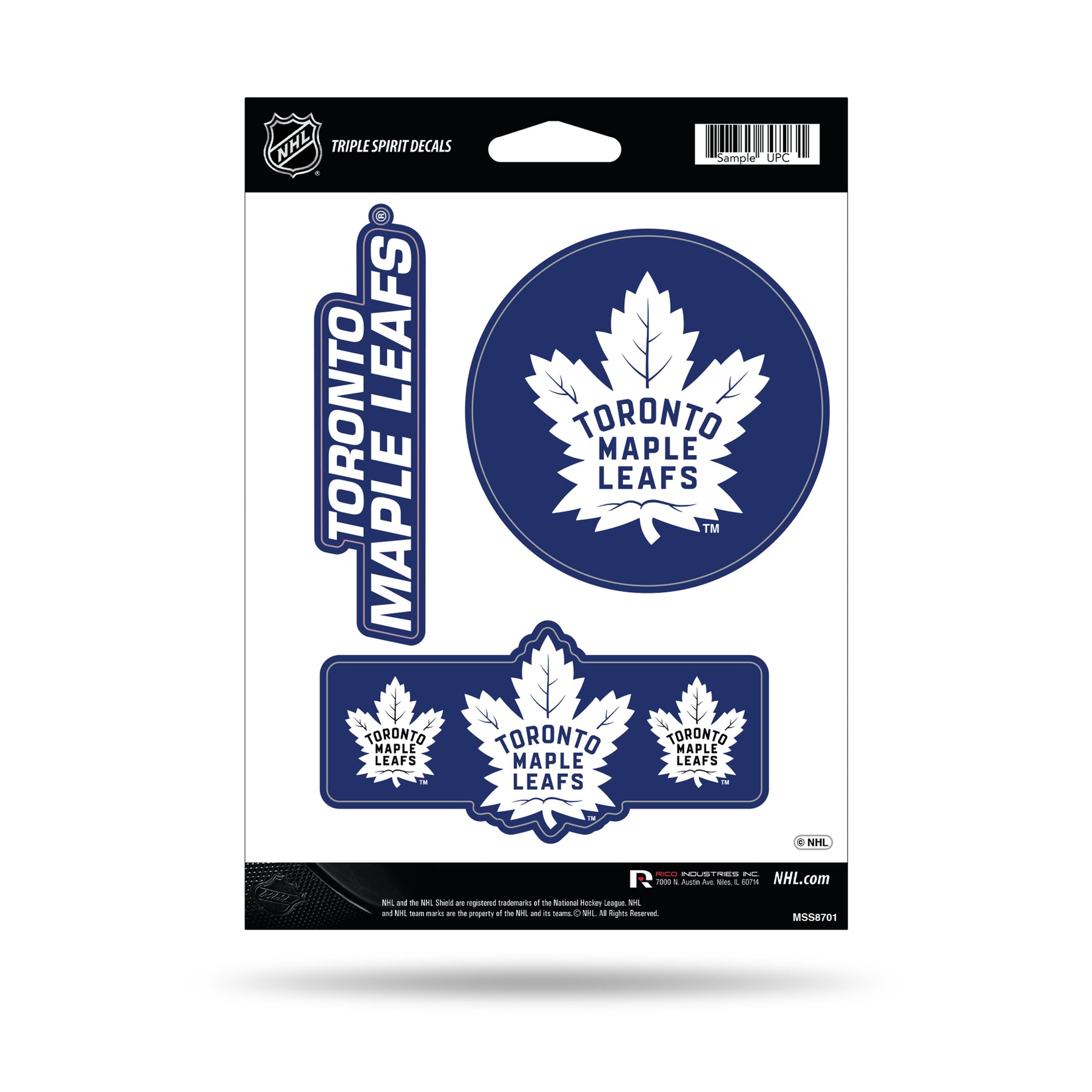 Toronto Maple Leafs Triple Spirit Stickers