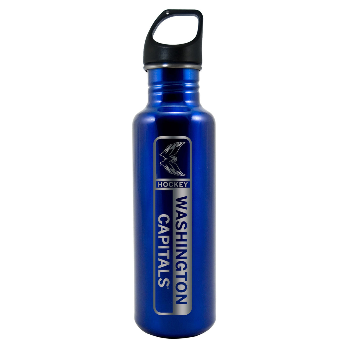 Washington Capitals Lasered Blue Stainless Steel Water Bottle (750ml/26oz.)