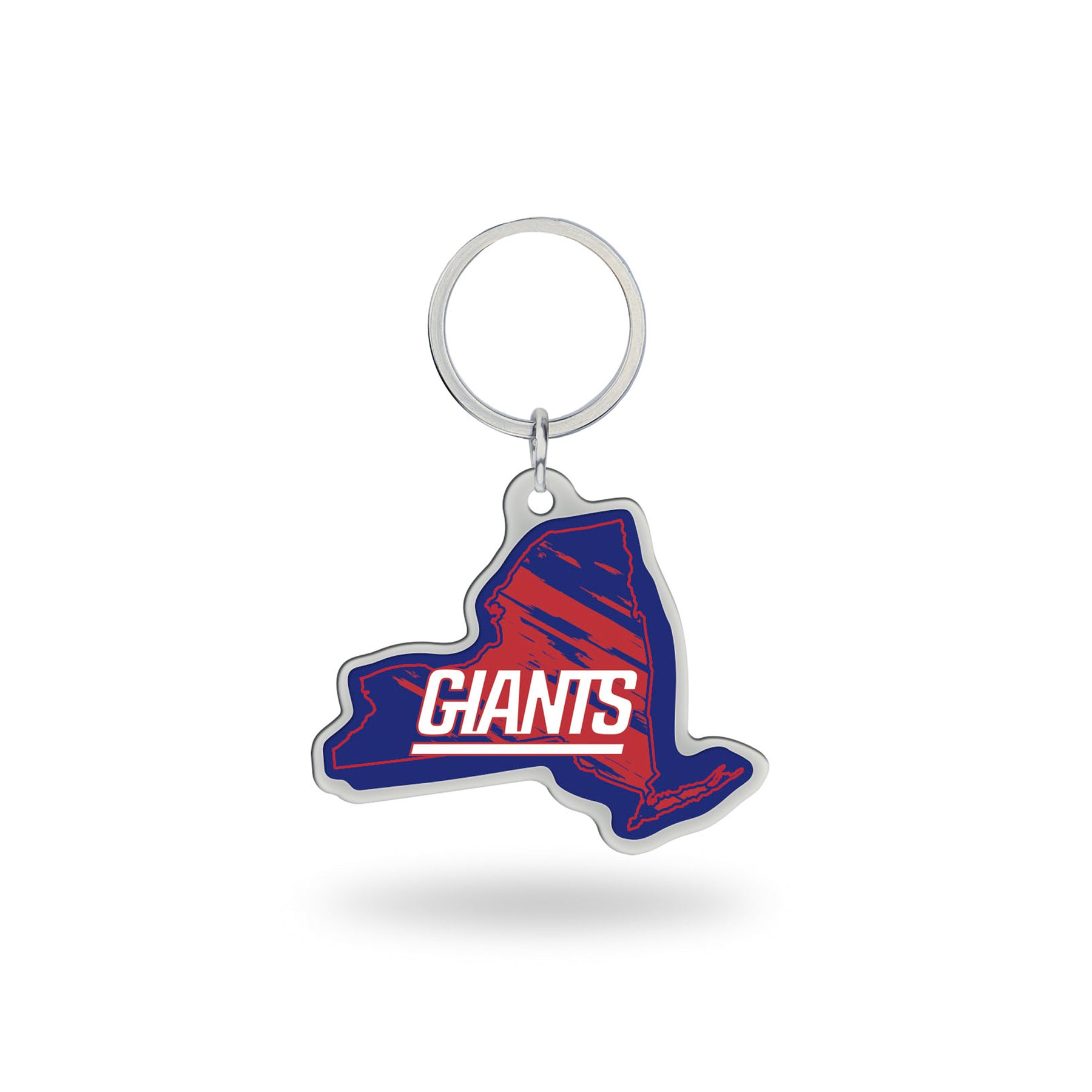 New York Giants - Ny New York State Shaped Keychain
