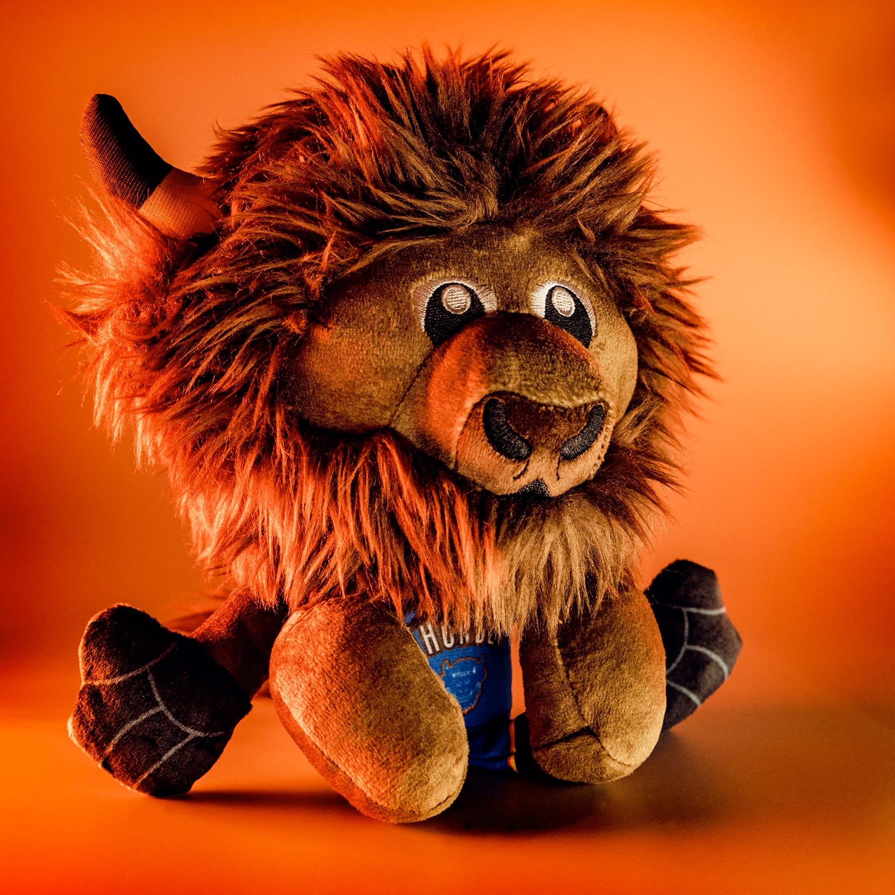 Oklahoma City Thunder Rumble Mascot Kuricha Sitting Plush Toy