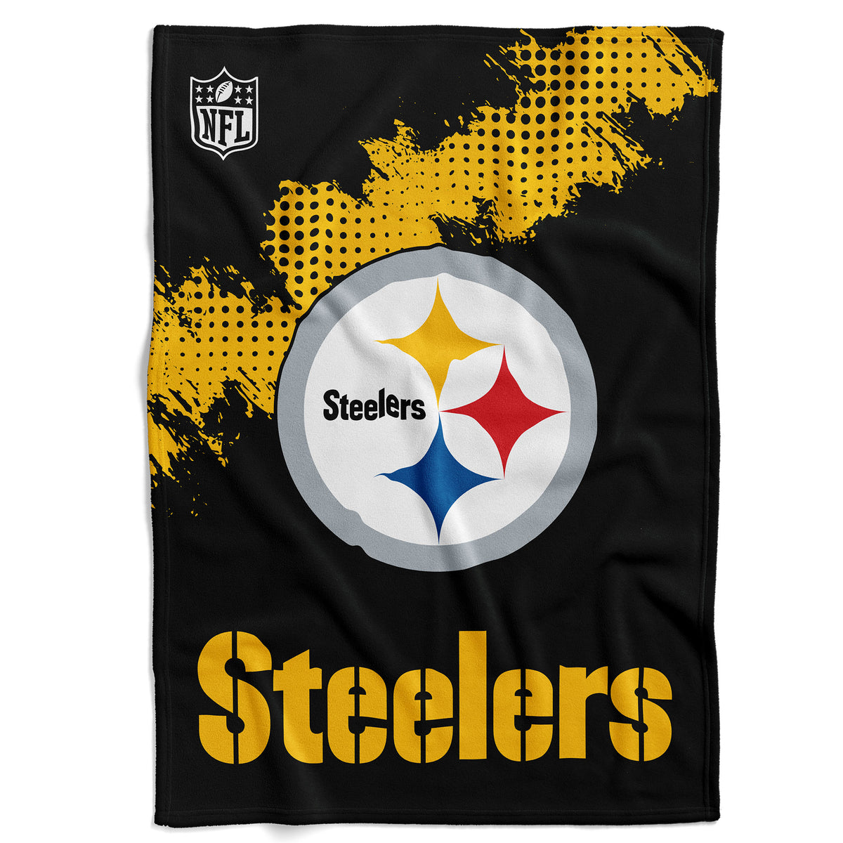 Pittsburgh Steelers Brushed Fleece Throw