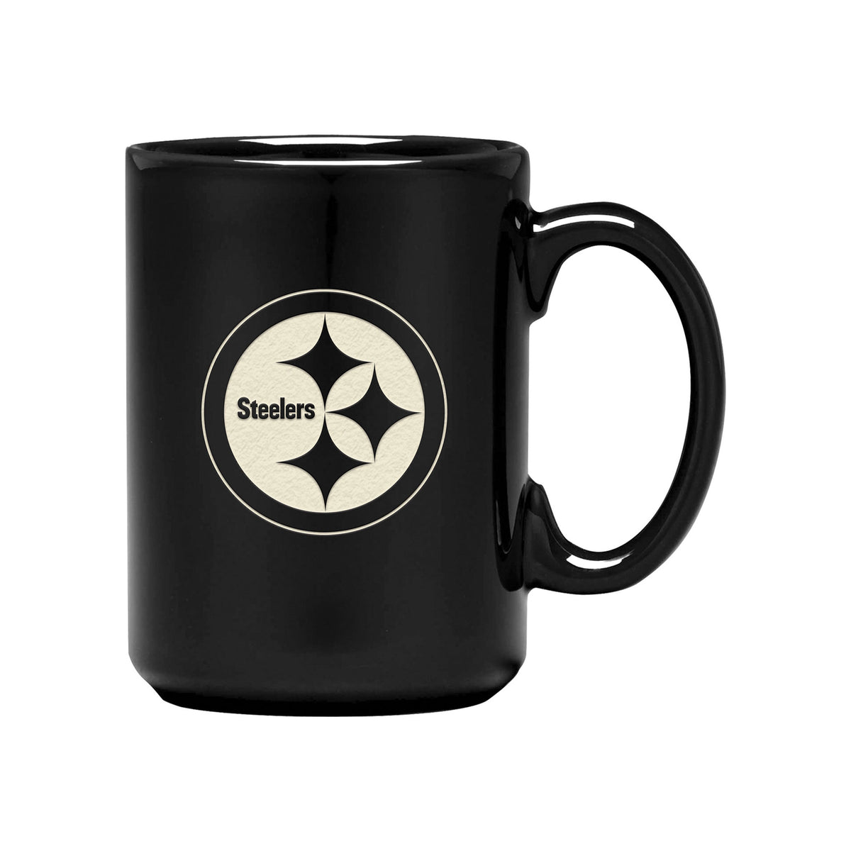 Pittsburgh Steelers Sanded Curved Jumbo Mug