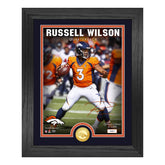 Russell Wilson (Broncos) Player Coin in Framed Photo