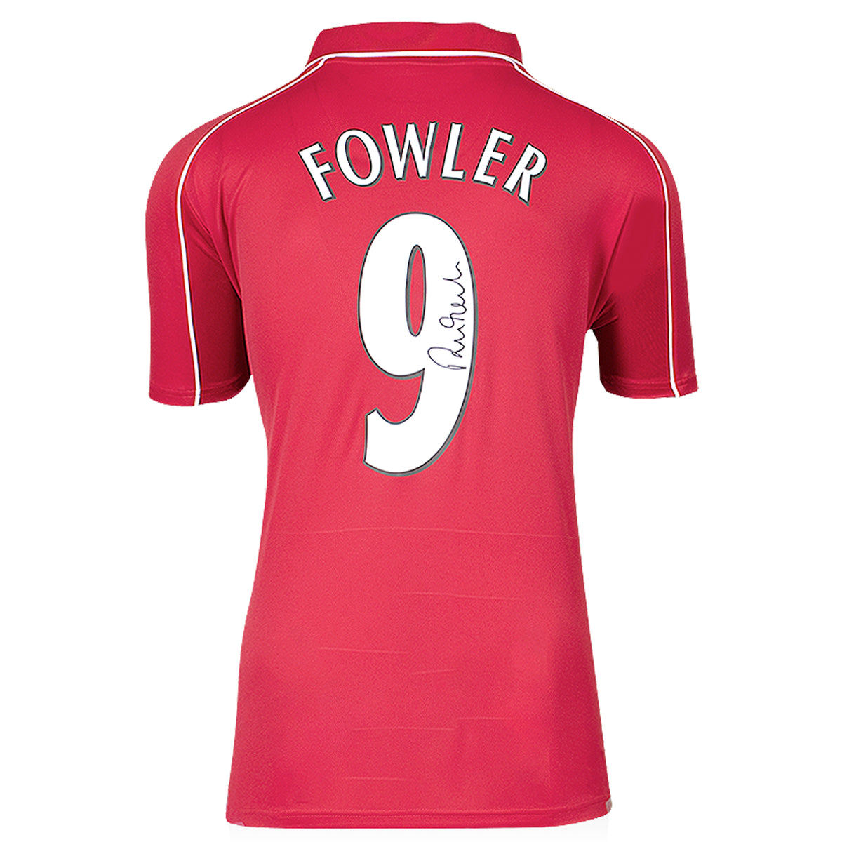 Robbie Fowler Liverpool 2000-01 Home Shirt With Back Signed