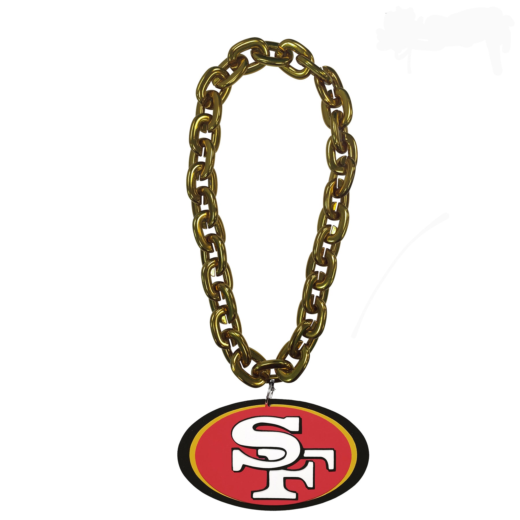 San Francisco 49ers Fan Chain Necklace