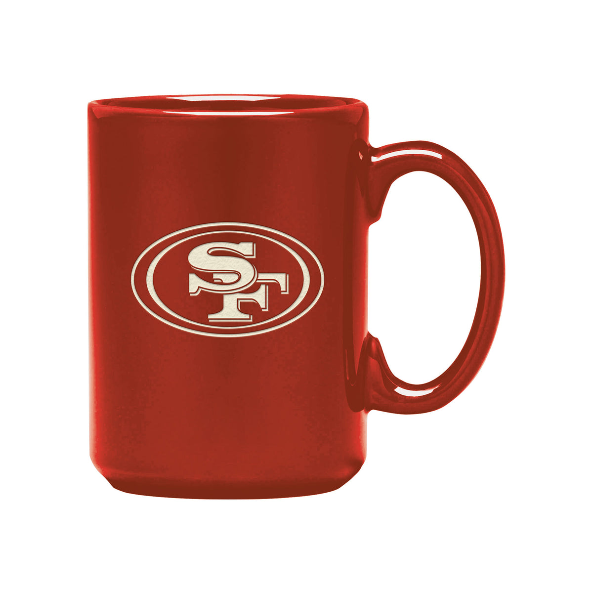 San Francisco 49ers Sanded Curved Jumbo Mug