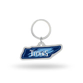 Tennessee Titans - Tennessee State Shaped Keychain