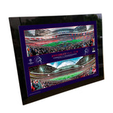 Champions League 2011 Final Celebration Montage 8x6 Tempered Glass