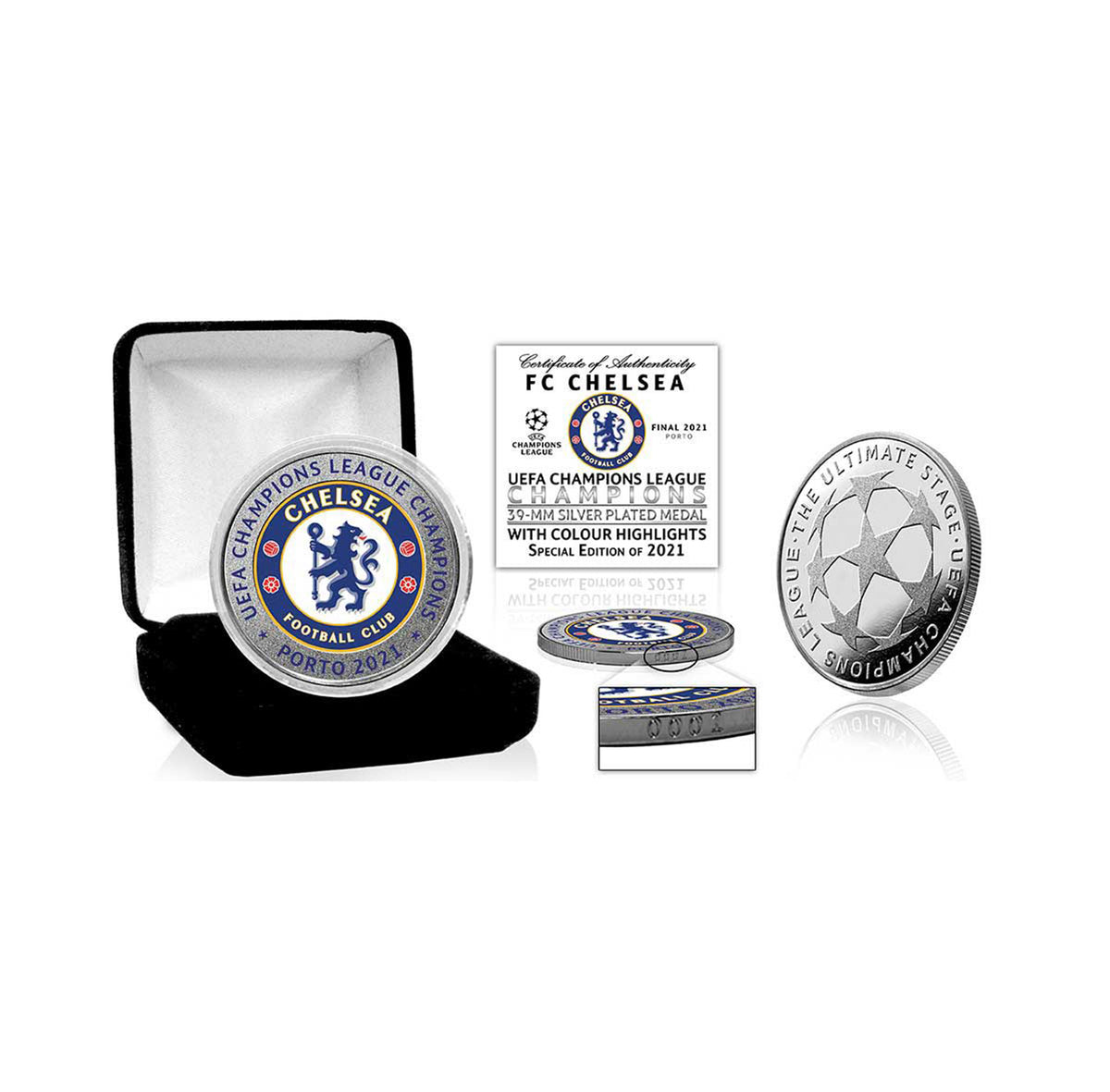 Champions League Chelsea 2021 Commemorative Coin in Gift Box