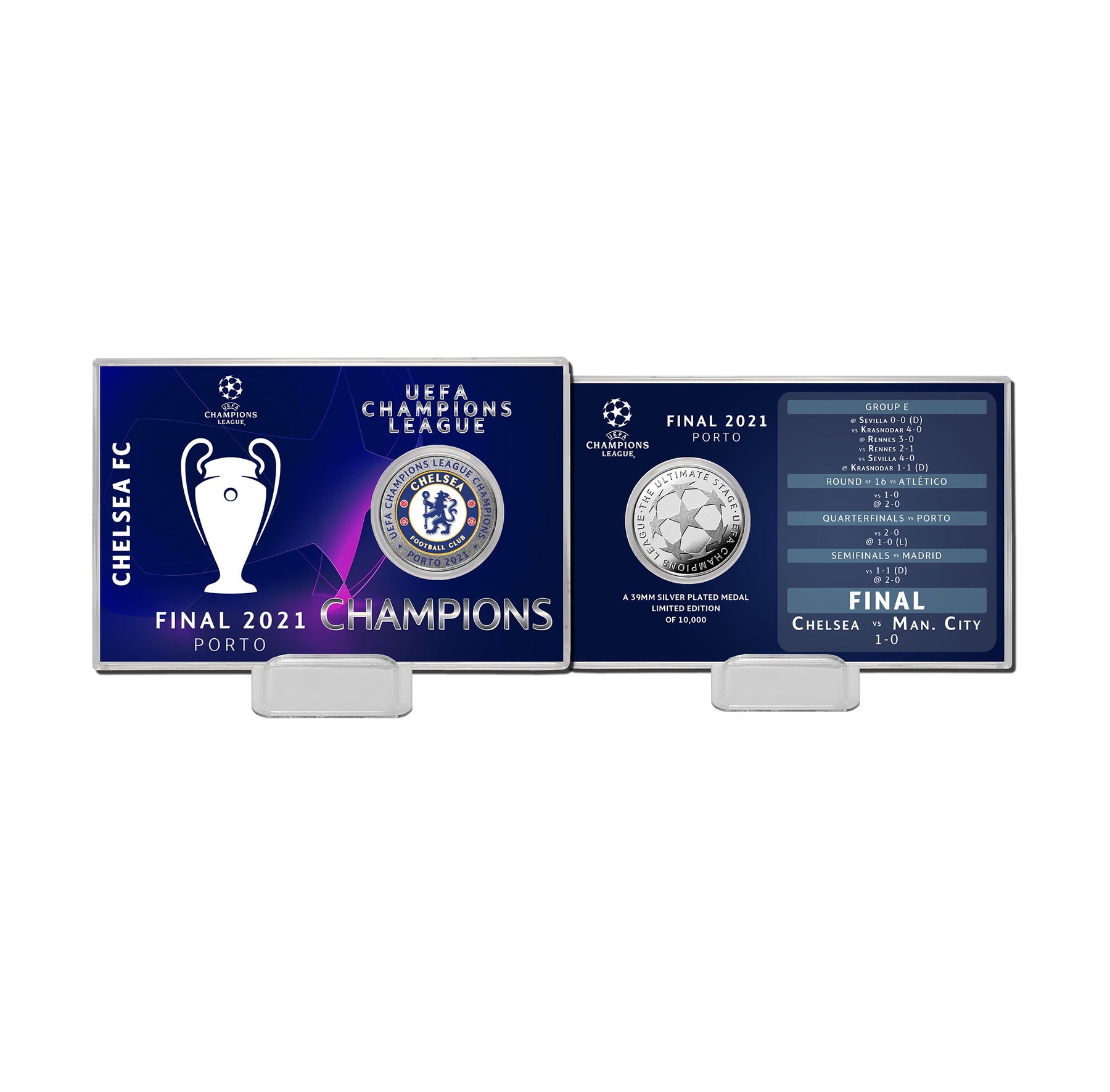 Champions League Chelsea 2021 Commemorative Coin in Presentation Display