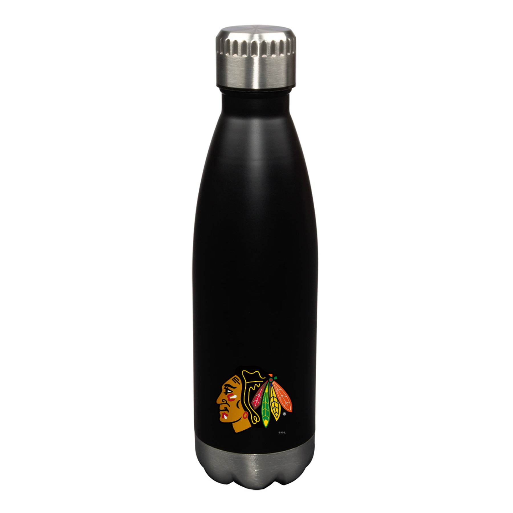 Chicago Blackhawks Water Bottle Glacier Black (17oz/500ml)