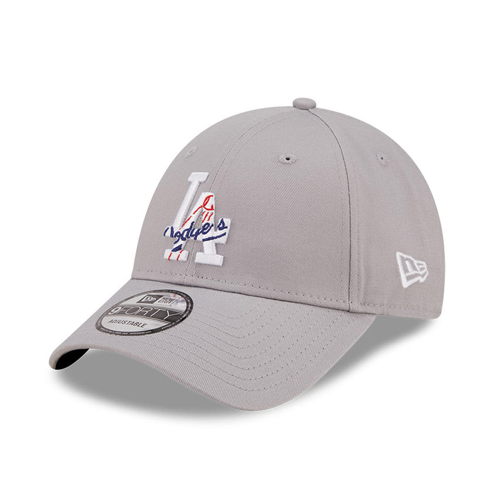 MLB Los Angeles Dodgers Team Logo 9Forty Adjustable Cap Grey