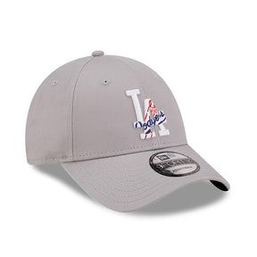 MLB Los Angeles Dodgers Team Logo 9Forty Adjustable Cap Grey