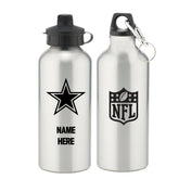 Dallas Cowboys Personalised Aluminium Waterbottle (600ml/20oz)