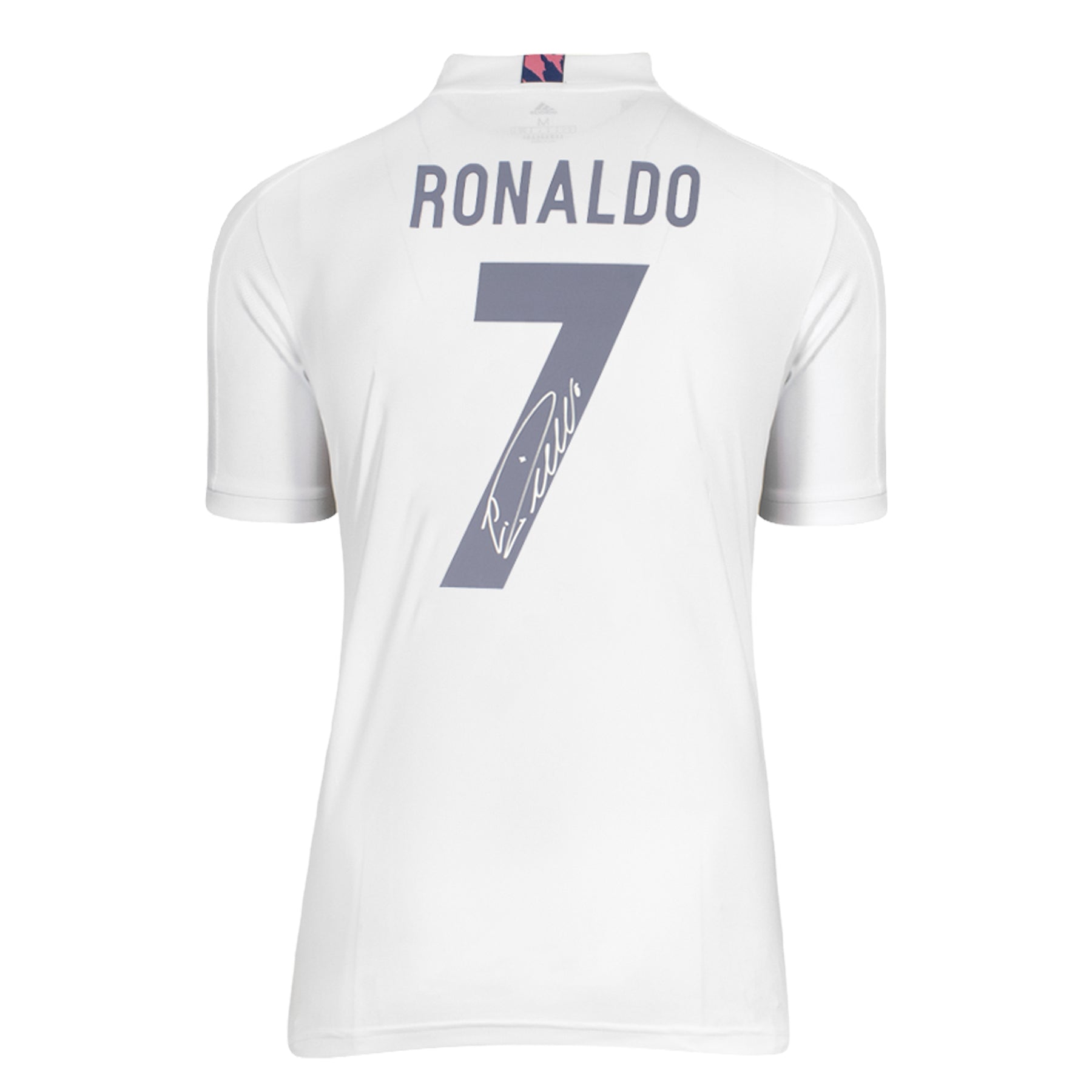 Cristiano Ronaldo Real Madrid 2020-21 Home Shirt With Back Signed