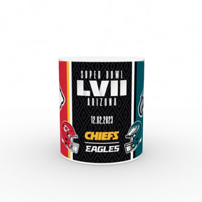 Super Bowl LVII Kansas City Chiefs vs Philadelphia Eagles Mug
